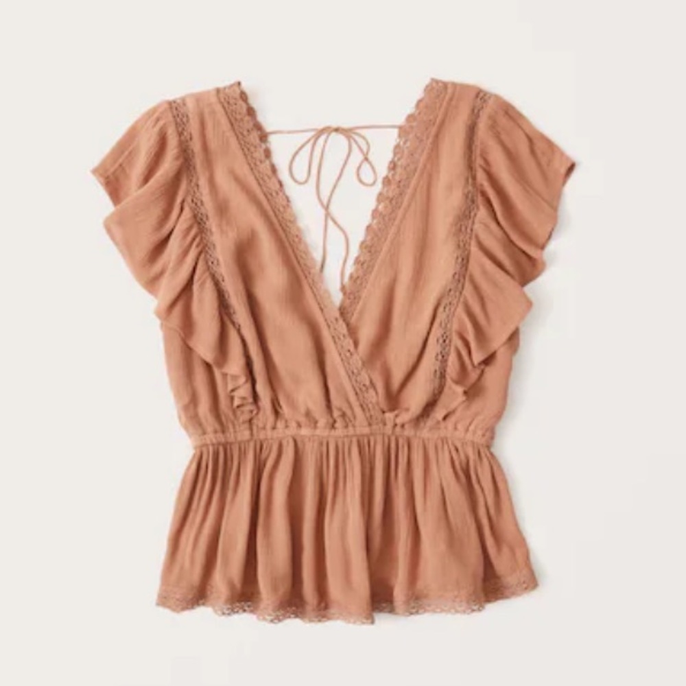 Abercrombie Flounce Sleeveless shirt